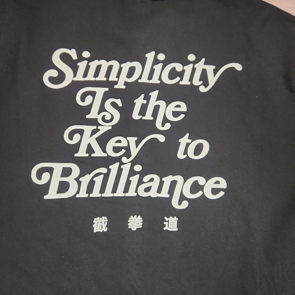 Superare X Bruce Lee Simplicity Crewneck Pullover Sweat Shirt Men's 2XL NWT - Picture 9 of 9